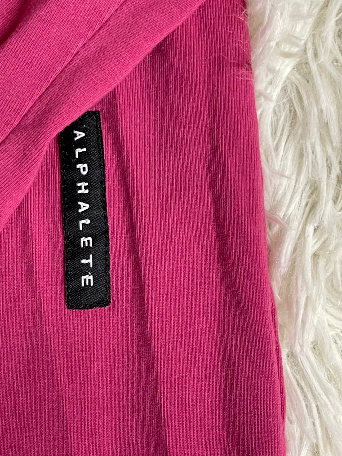Alphalete Men's Long Sleeve Top Pink - Size Small