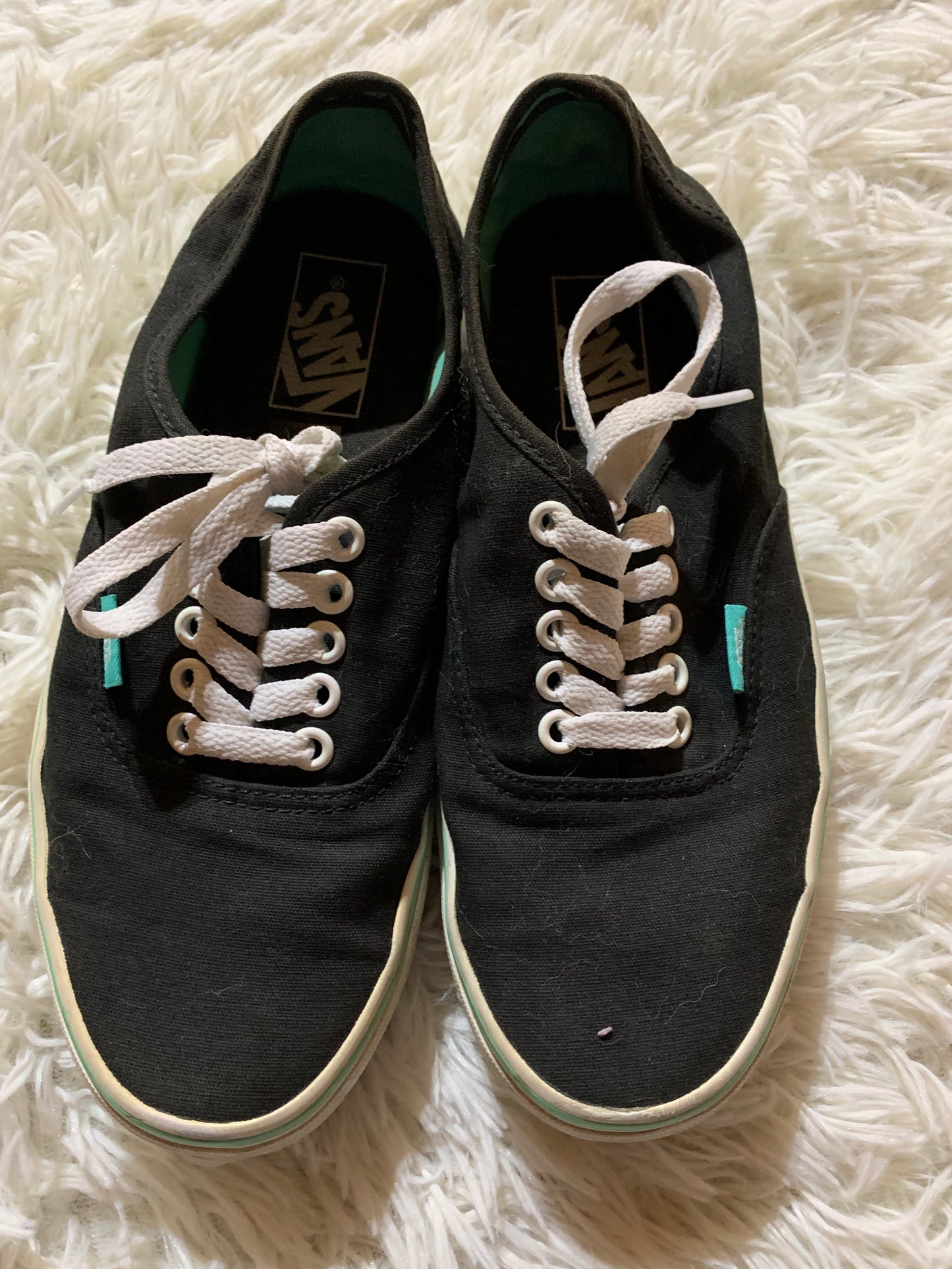 Vans Shoes Black/Mint - 6.5M 8W
