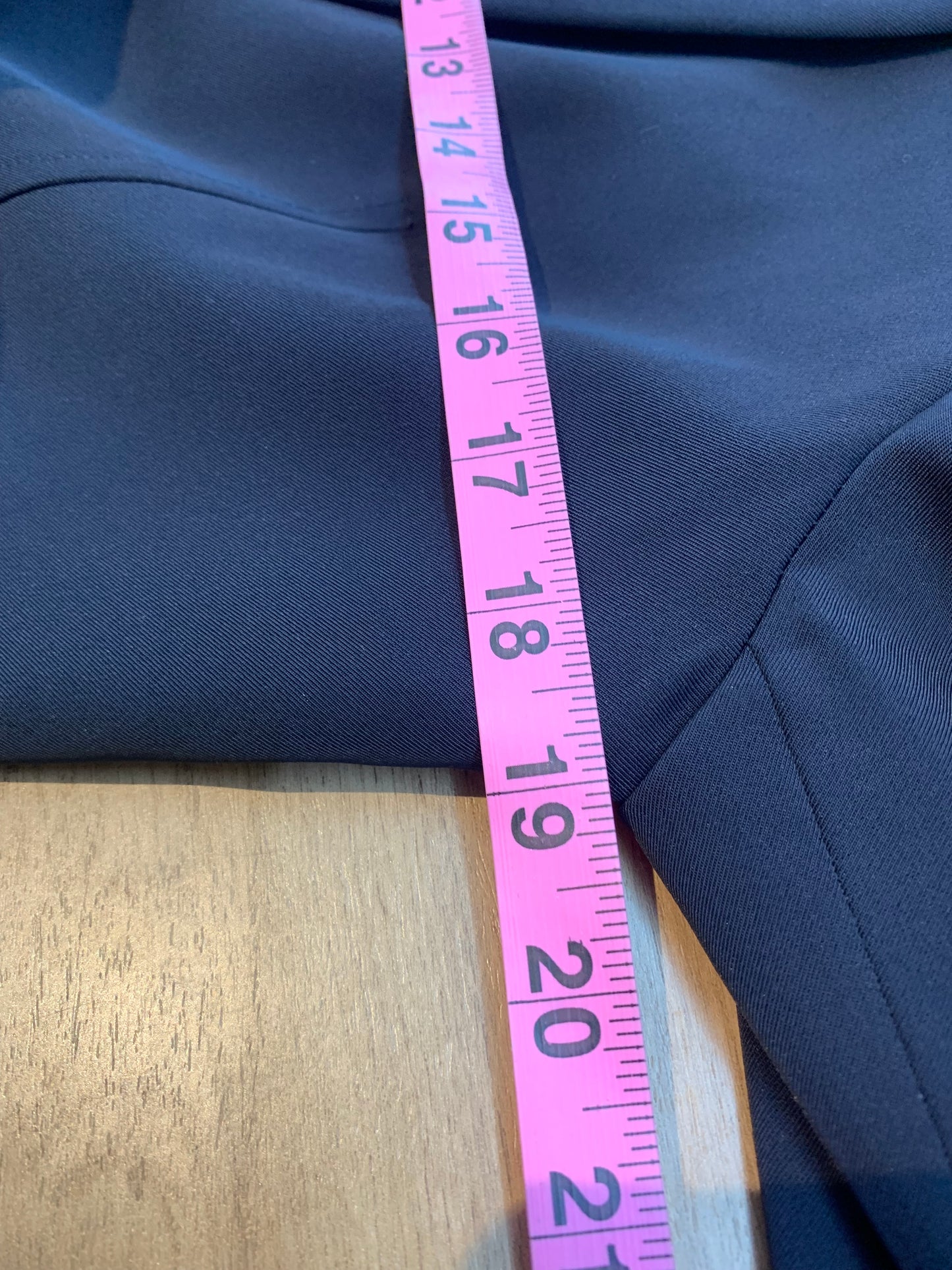 Judith & Charles Oversized Blazer Navy Blue - Size 6