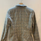 Lili Sidonio Fringe-Trim Plaid Blazer Grey Check - Women's Size XS