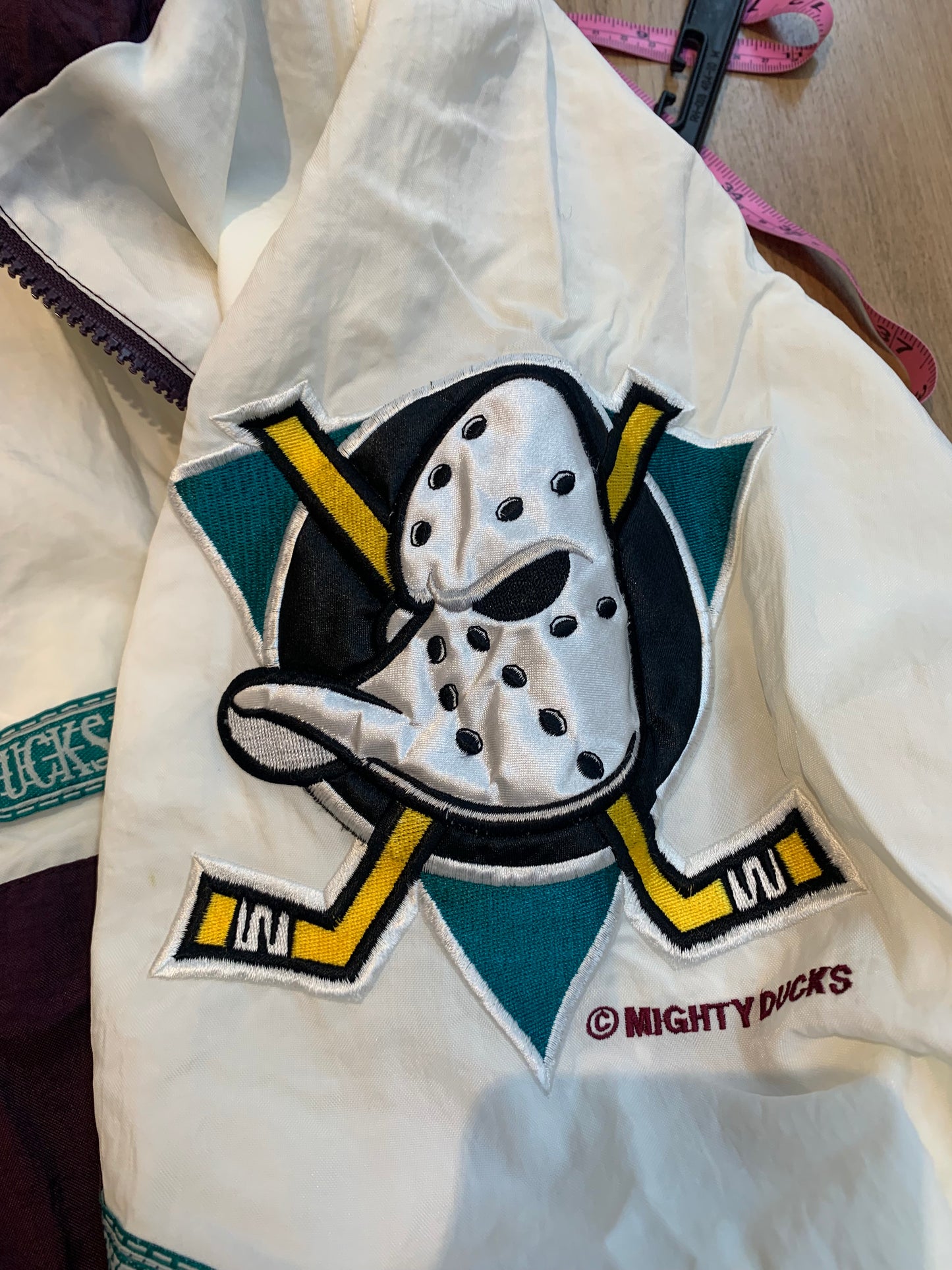 Starter Mighty Ducks Vintage 90's Windbreaker Jacket - Medium