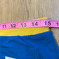 AussieBum Swim Shorts Blue & Yellow – Men's Size Medium