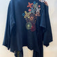 Guinevere Anthropologie Floral Stitched Cardigan - Size Medium
