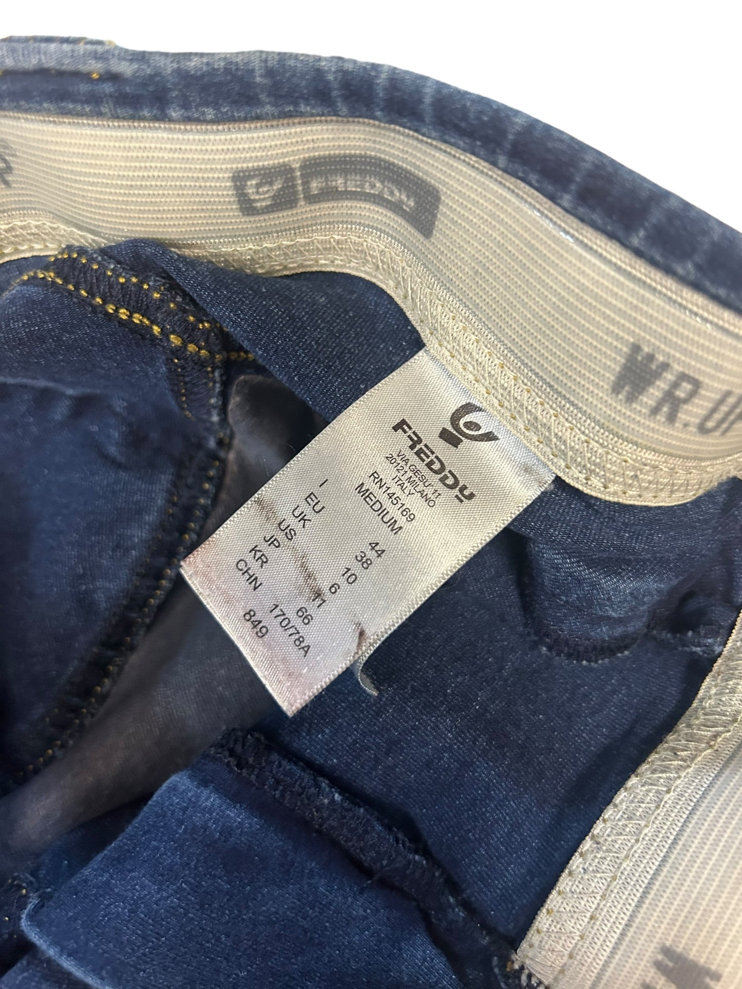 Freddy's Wr Up Low Rise Women's Jeans Denim Deep Inidigo - Size 6