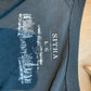 Sitka Three Quarter Sleeve Henley Tee Shirt Navy Blue - Men's Size Large