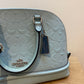 Coach F55450 Mini Sierra Satchel in Signature Debossed Patent Leather