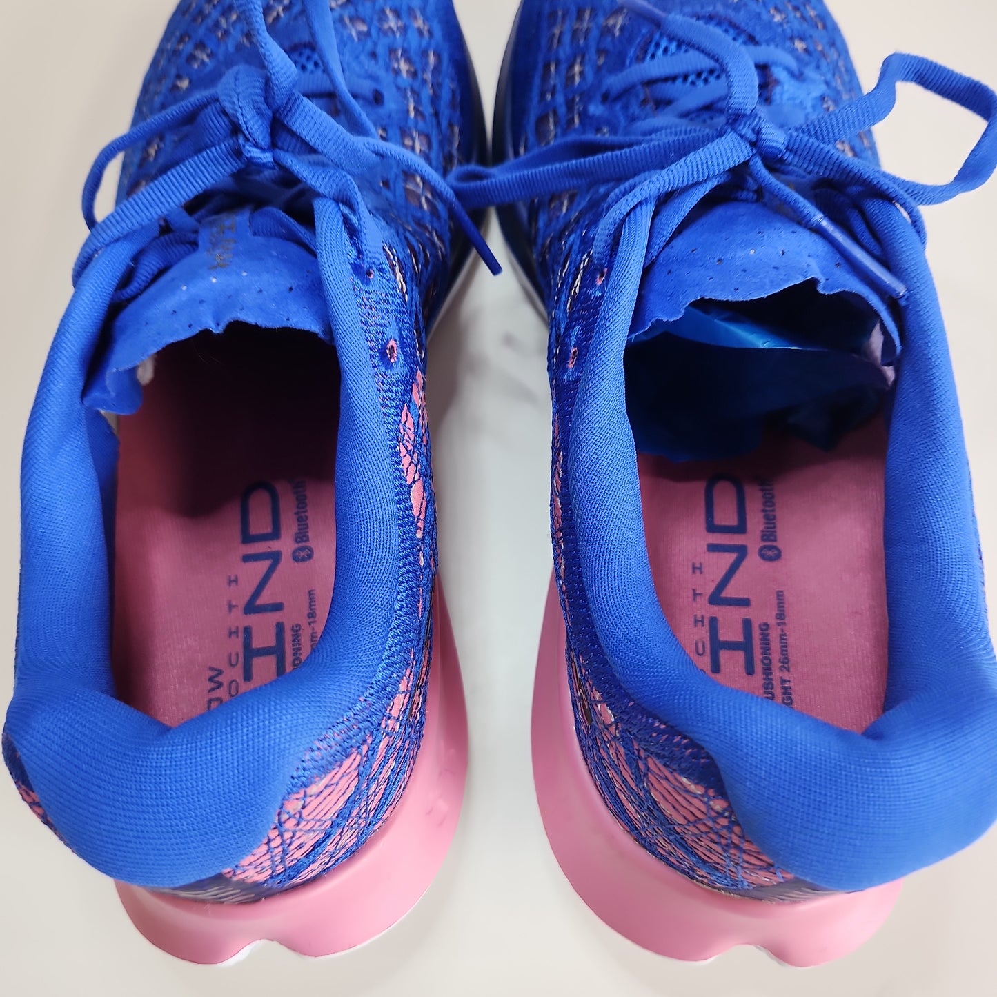 Under Armour Flow Velociti Wind 2 Running Shoes Blue/Pink - 11