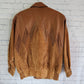 Just Petites Vintage Leather Jacket Brown - Small