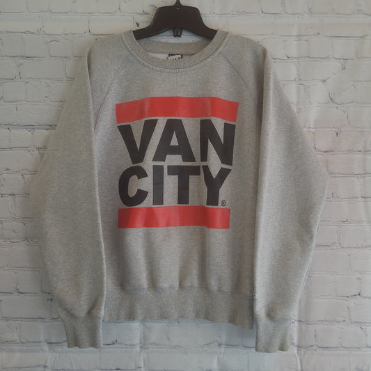 Van City Crewneck Sweater Gray - Small