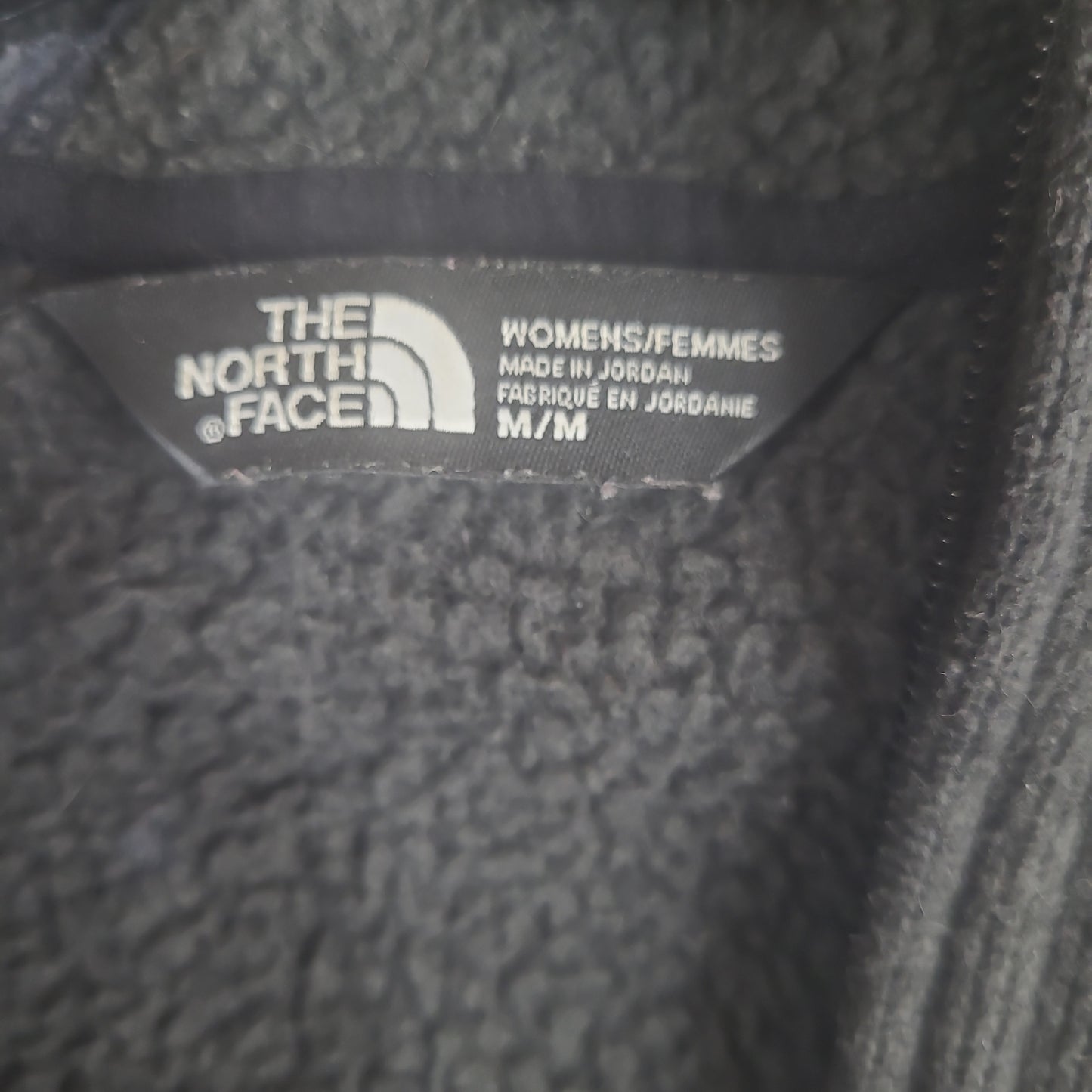 The North Face Women's Zip Up Hoodie Black - Size Medium