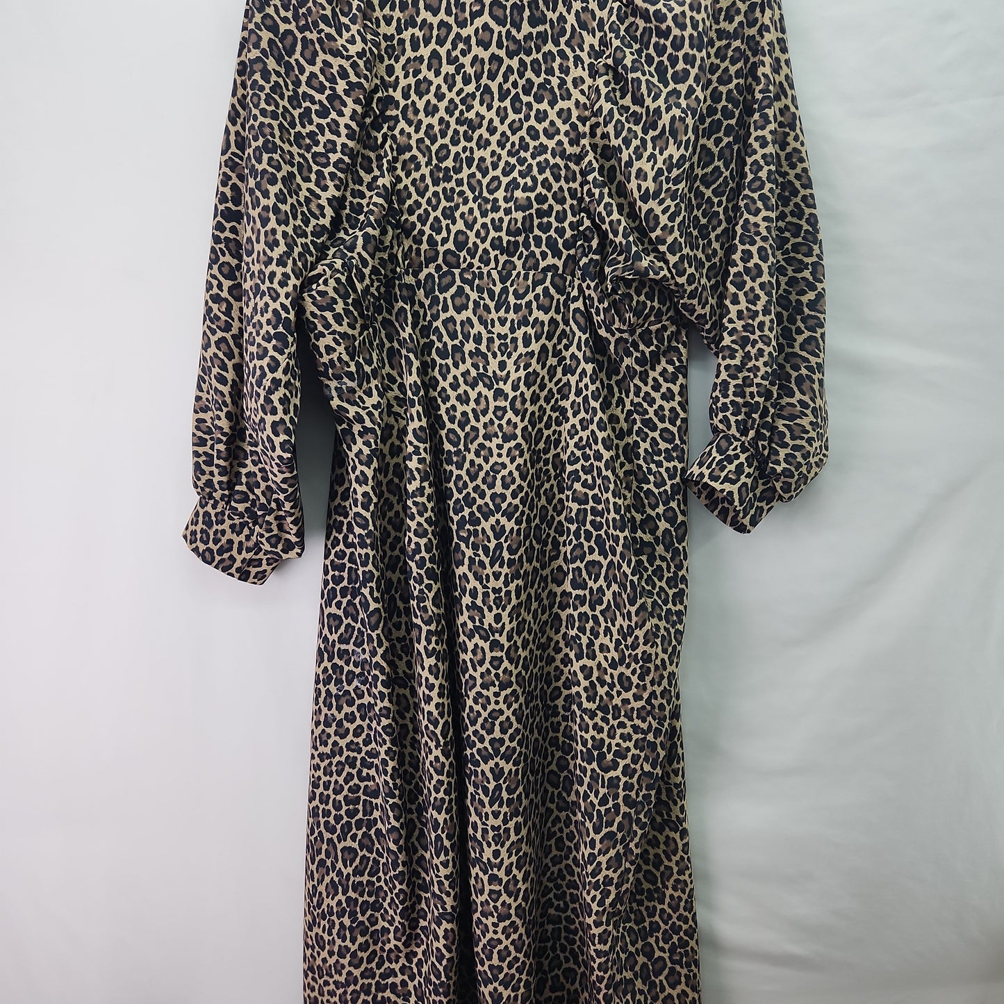 Never Fully Dressed Beach Cover Up Dress Leopard Print - 6