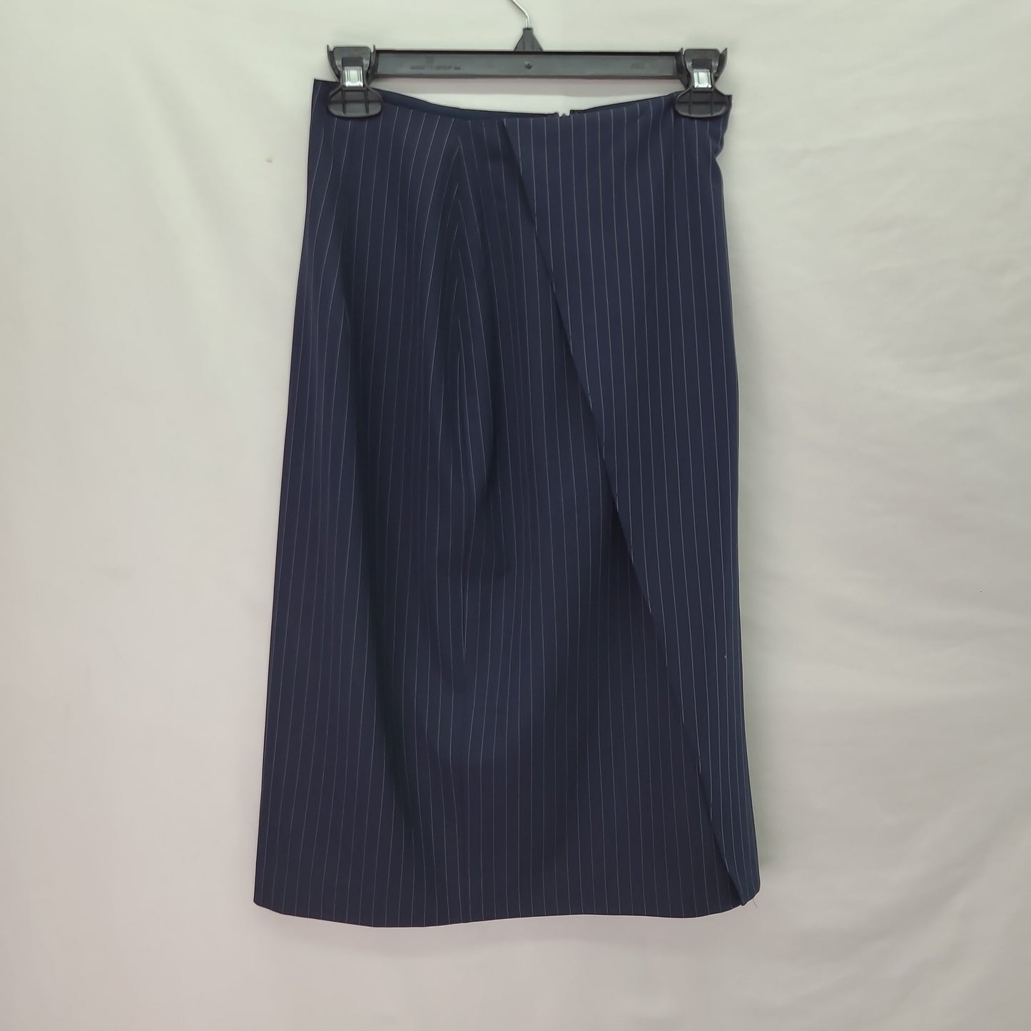 Club Monaco Women's Skirt Stripe Navy/White - Size 00