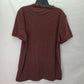 Fred Perry Short Sleeve Men's Shirt Red - Size Medium