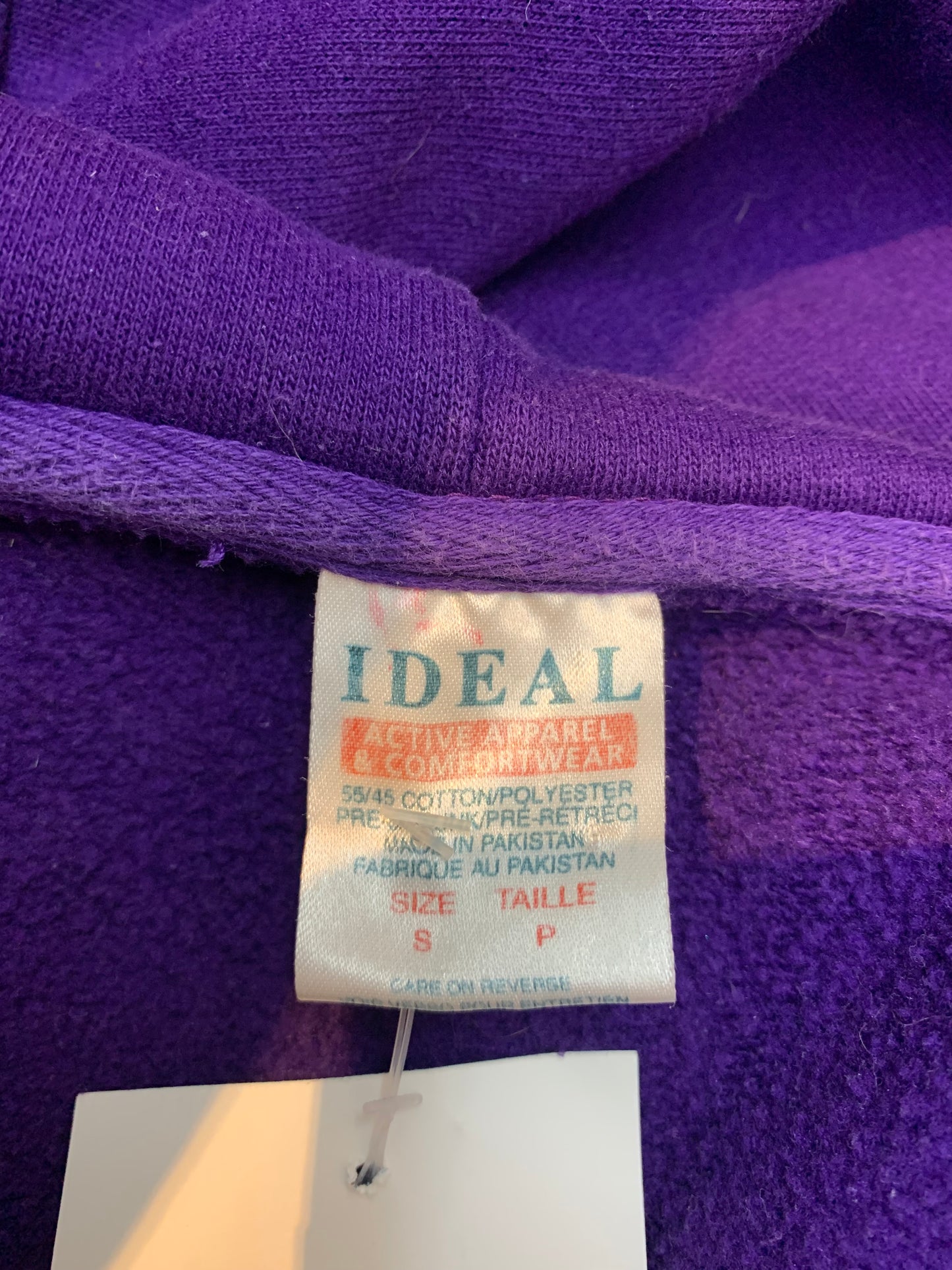 DC Monster Vintage Y2k Zip Up Hoodie Purple - Size Small
