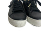 Michael Kors Mindy Lace Up Floral Leather Women's Sneaker Black/White - Size 9