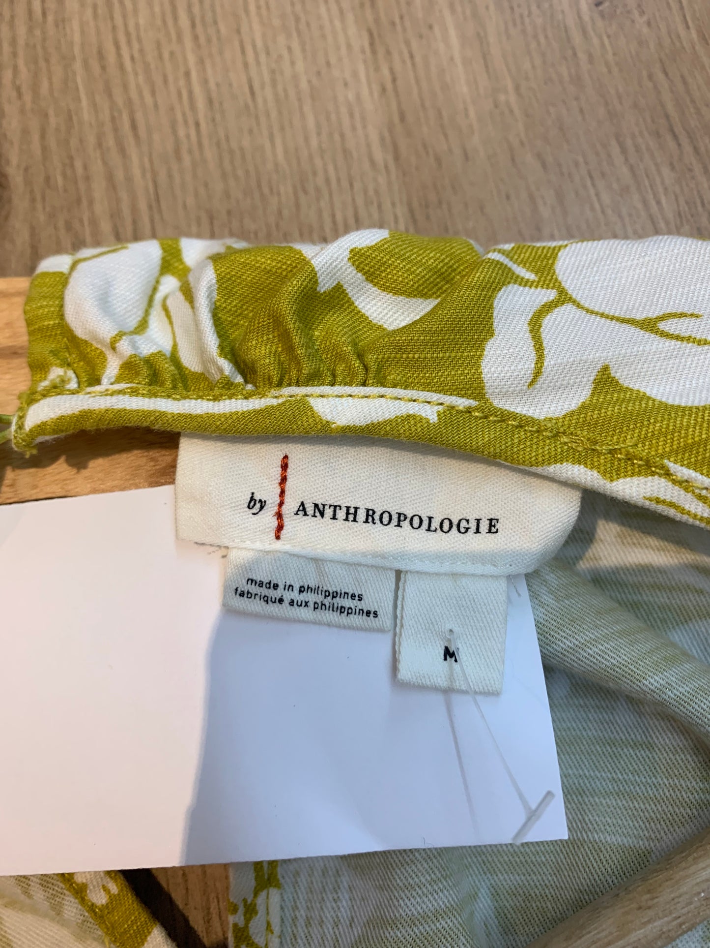 Anthropologie The Somerset Floral Jumpsuit Yellow - Size Medium