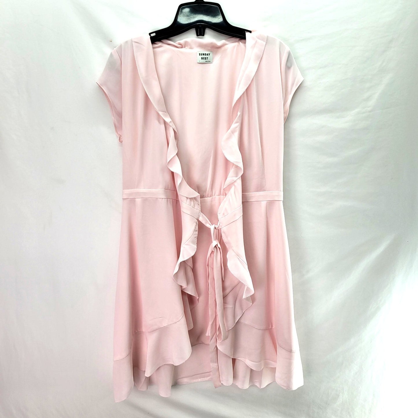 Sunday Best Women's Wrap Dress Pink - Size 2