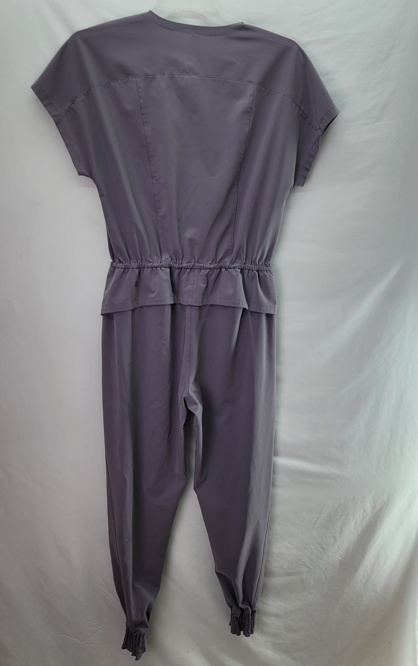 Lululemon Stretch Travel Woven Women's Jumpsuit Dusky Lavender - Size 8