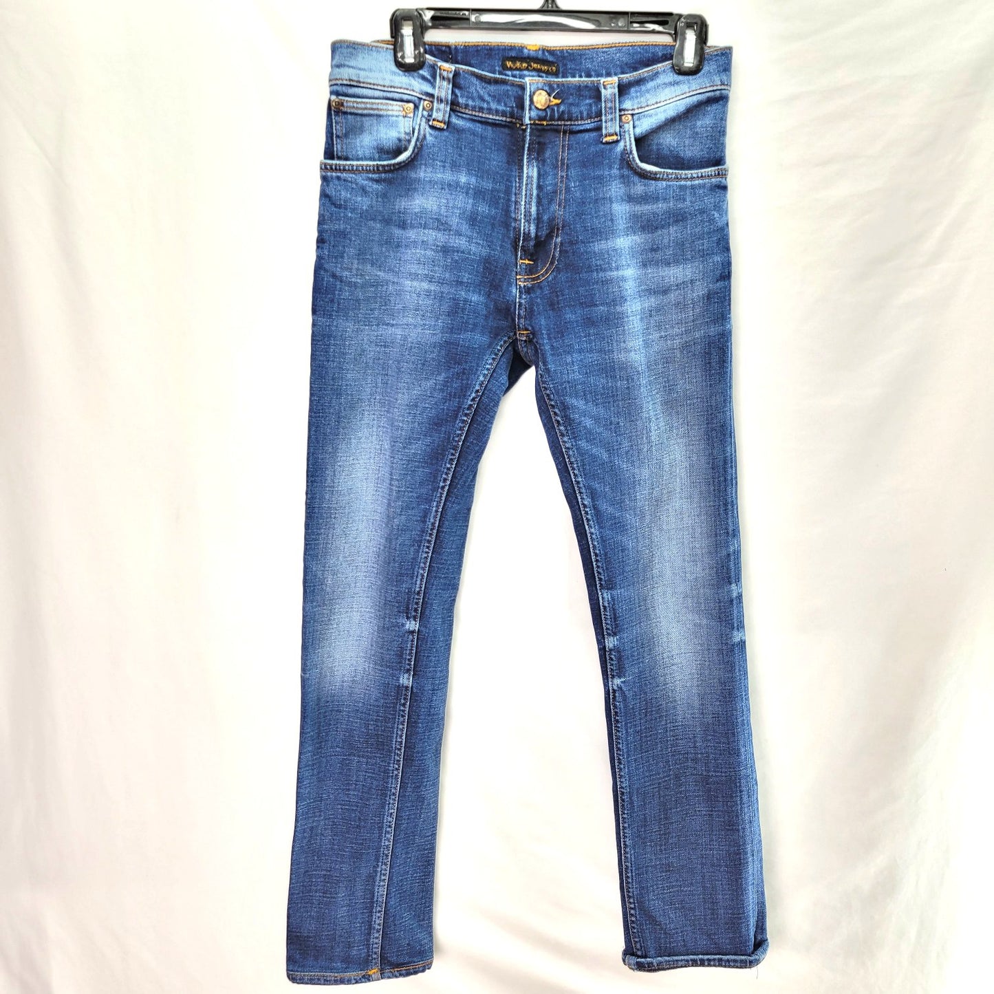 Nudie Men's Jeans Slim Fit Dark Washed - 30 x 32