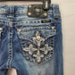 Miss Me Women's Denim Capris Jeans Light Washed - Medium