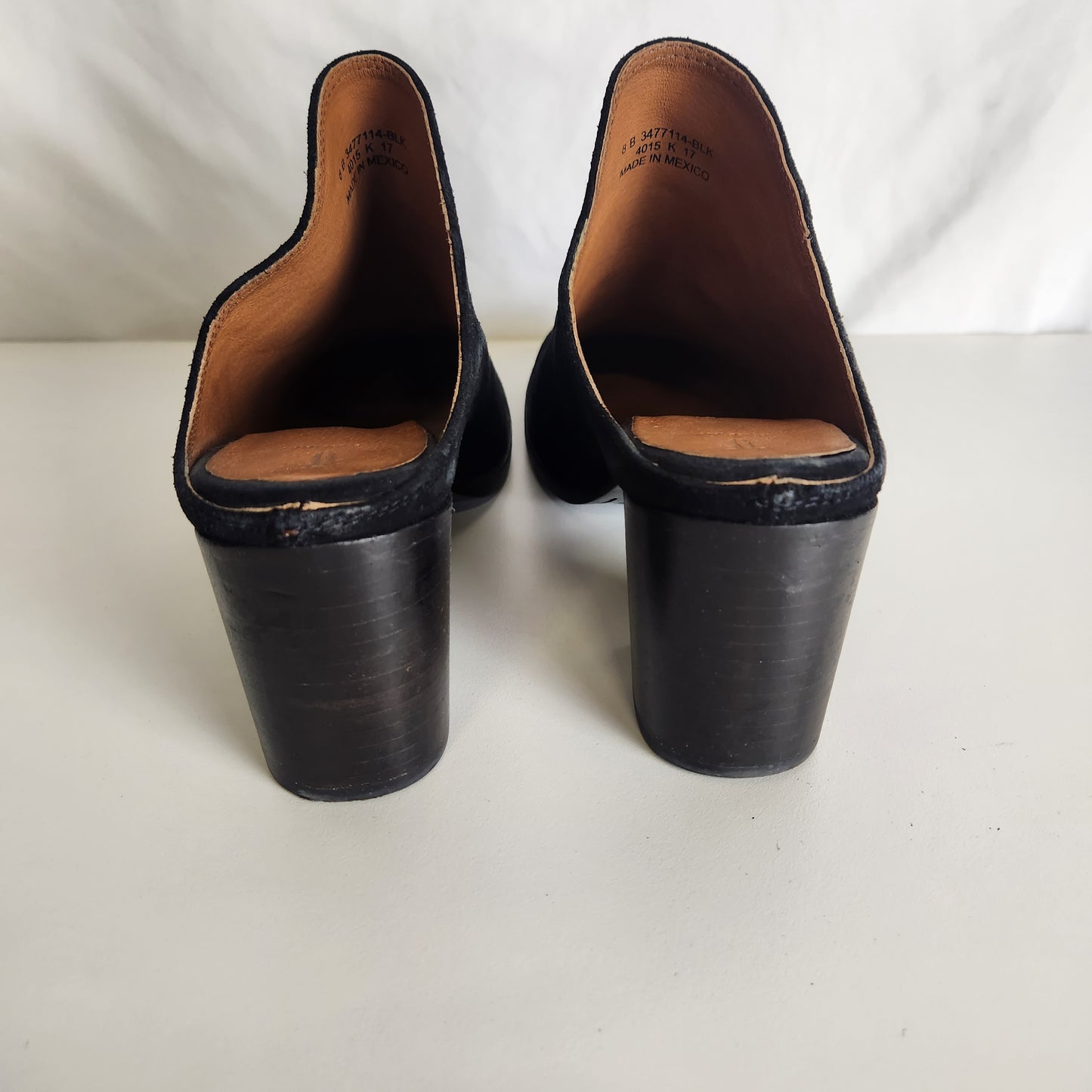 Frye Naomi Women's Clog/Mule Shoes Black Oiled Suede - Size 8