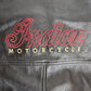 Indian Motorcycle Leather Riding Jacket Black - Size Medium