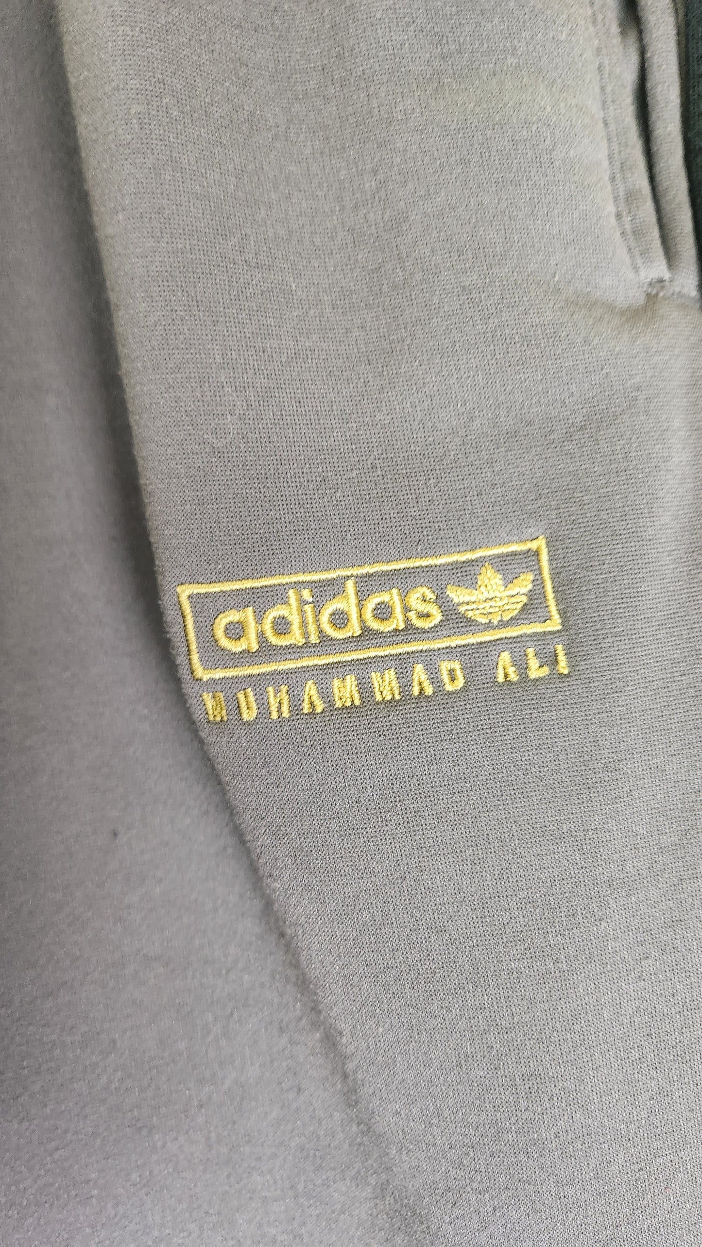 Adidas Muhammad Ali Wide Leg Men's Sweatpants Grey - Size XL