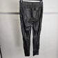 Spanx By Sara Blakely Faux Leather High Rise Women's Leggings Black - Size XS