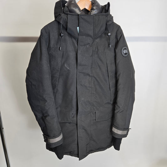 Canada Goose Sherridon Men's Parka Jacket Black - Size Small (Label 2073MB)