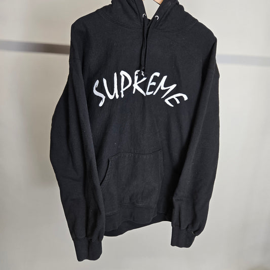 Supreme Men's Pullover Hoodie Black - Size X-Large