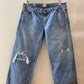 Simon Miller Relaxed Fit Distressed Denim Jeans 90s Y2K Light Wash - Size 30