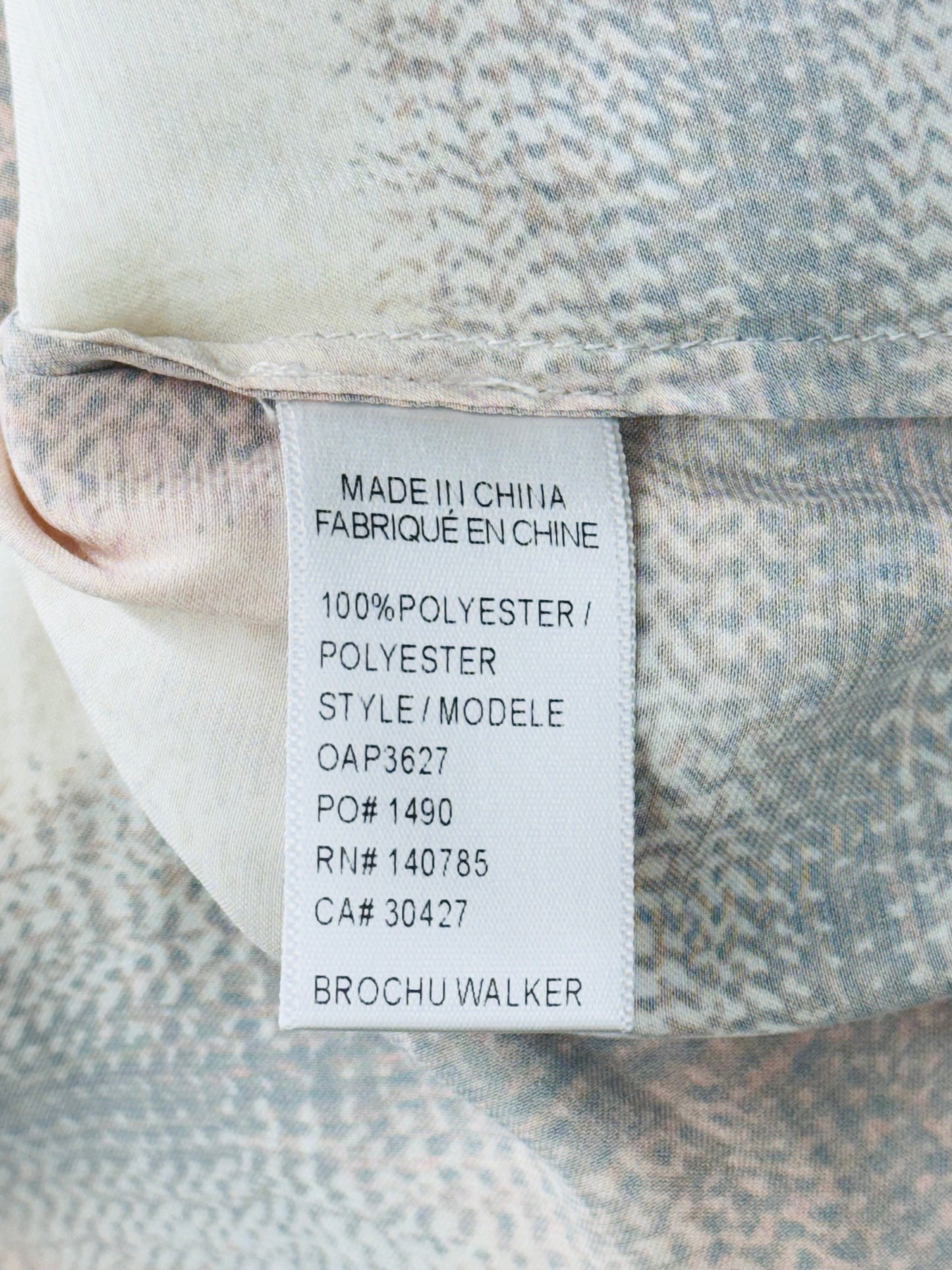 Brochu Walker Checked Women’s Top Brown/Cream - Size XS