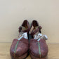 John Fluevog Simone wine platform heels size 6