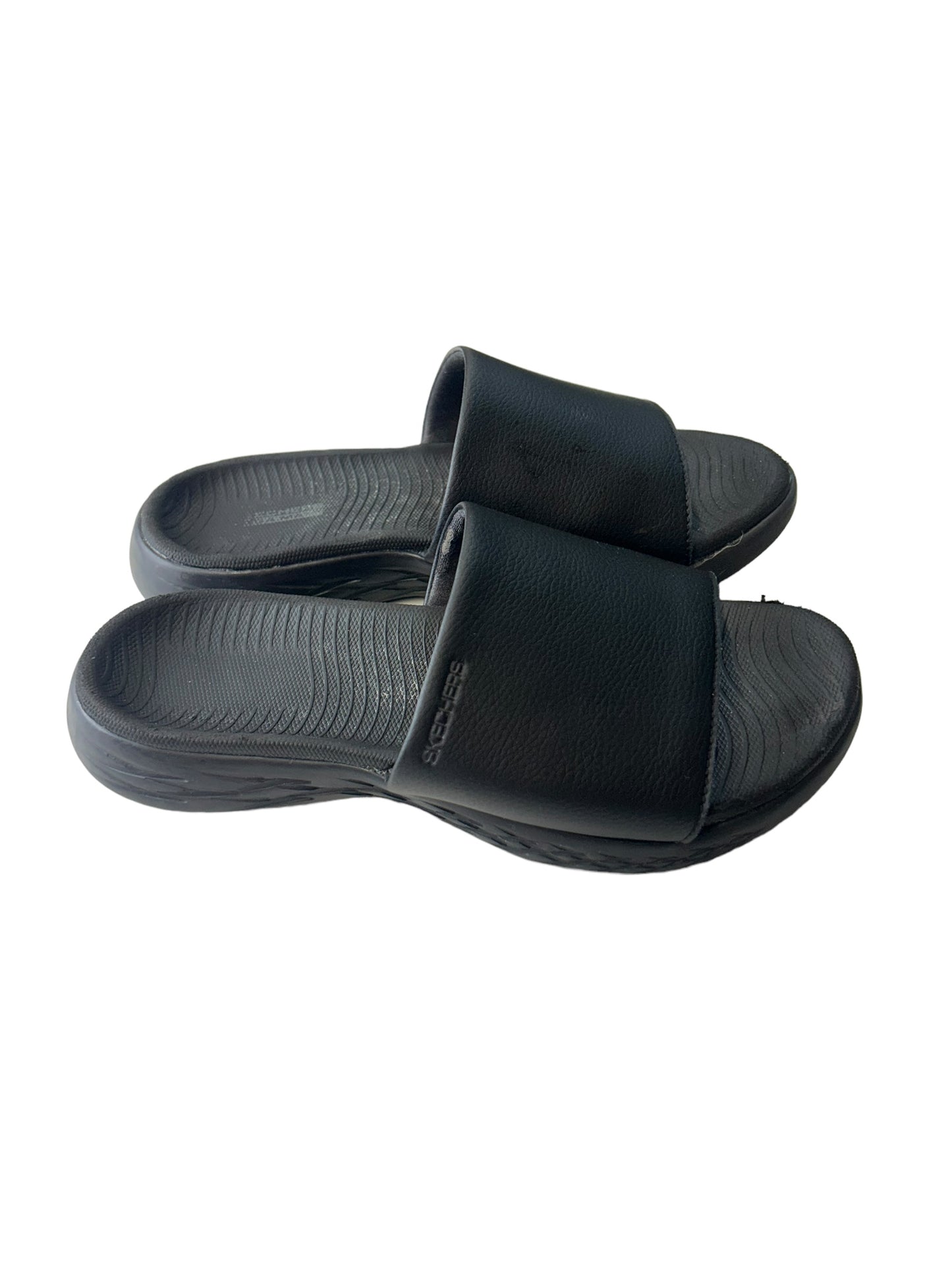 Sketchers Goga Mat Women's Sandals Black - Size 8