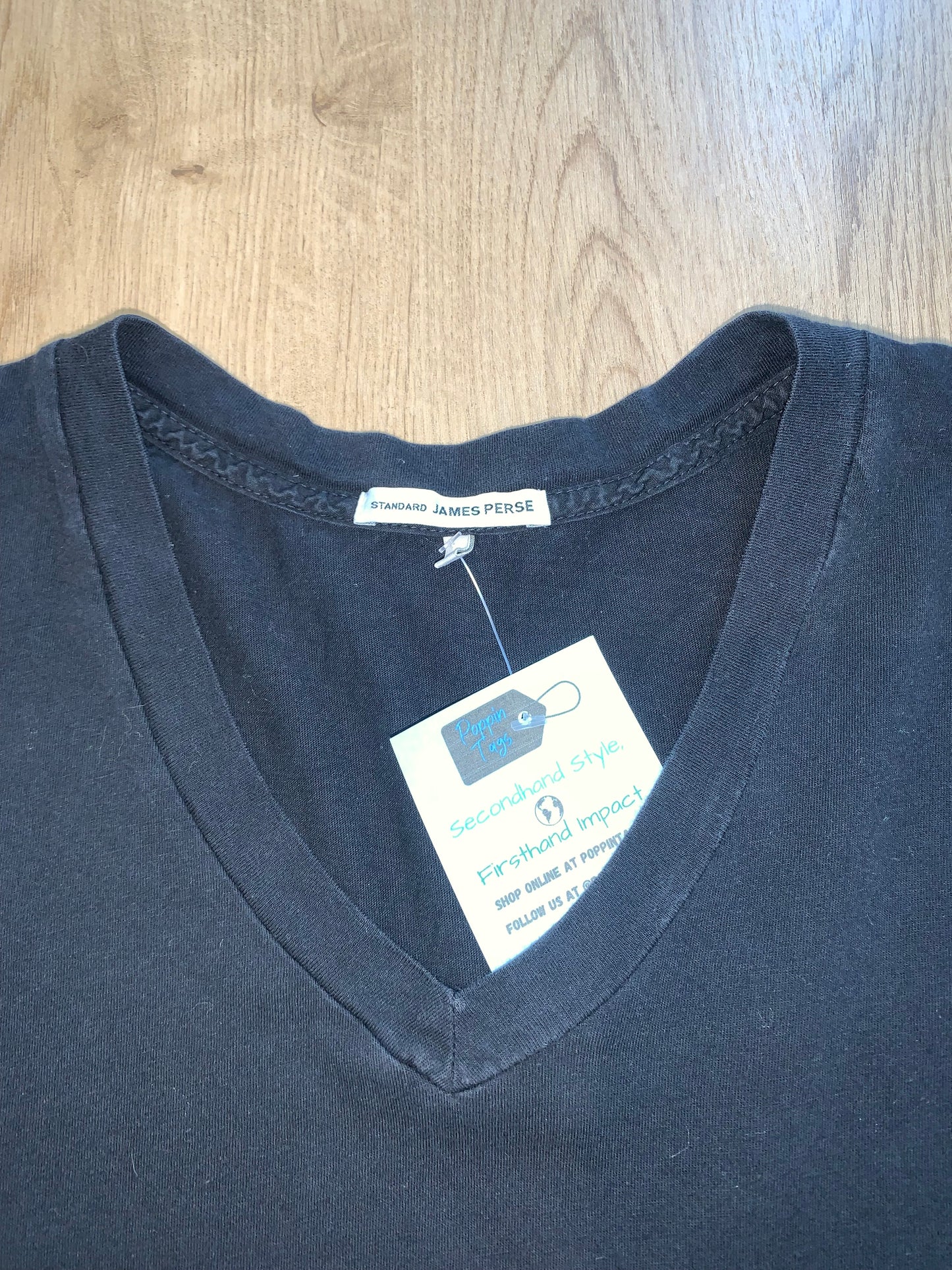 James Perse Standard T-Shirt V-Neck - Men's Size (US) Medium/(UK) 3