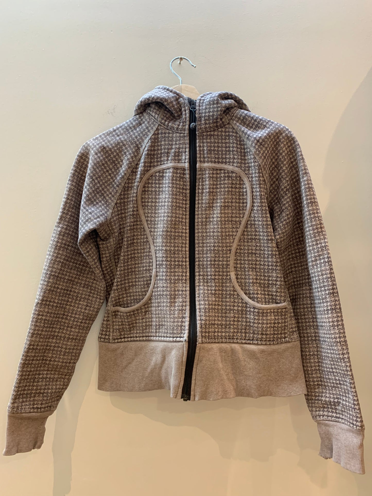 Lululemon Scuba Hoodie Houndstooth Print - Women's Size 6