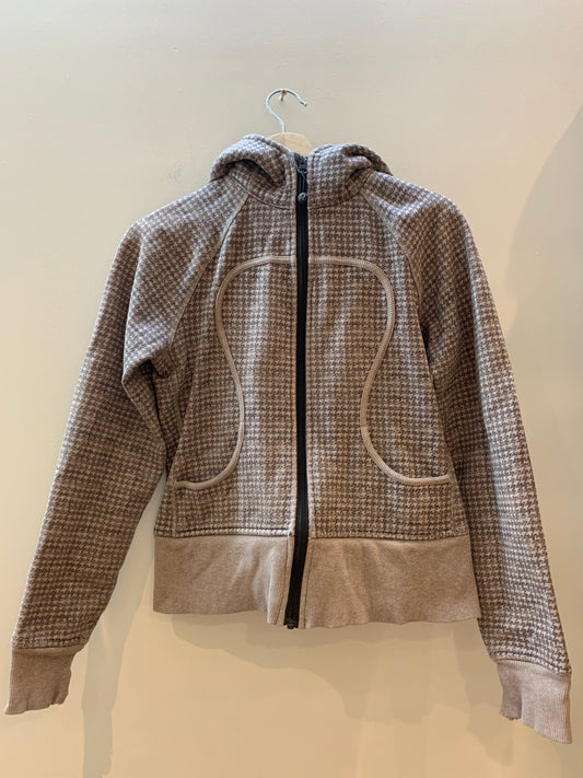 Lululemon Scuba Hoodie Houndstooth Print - Women's Size 6