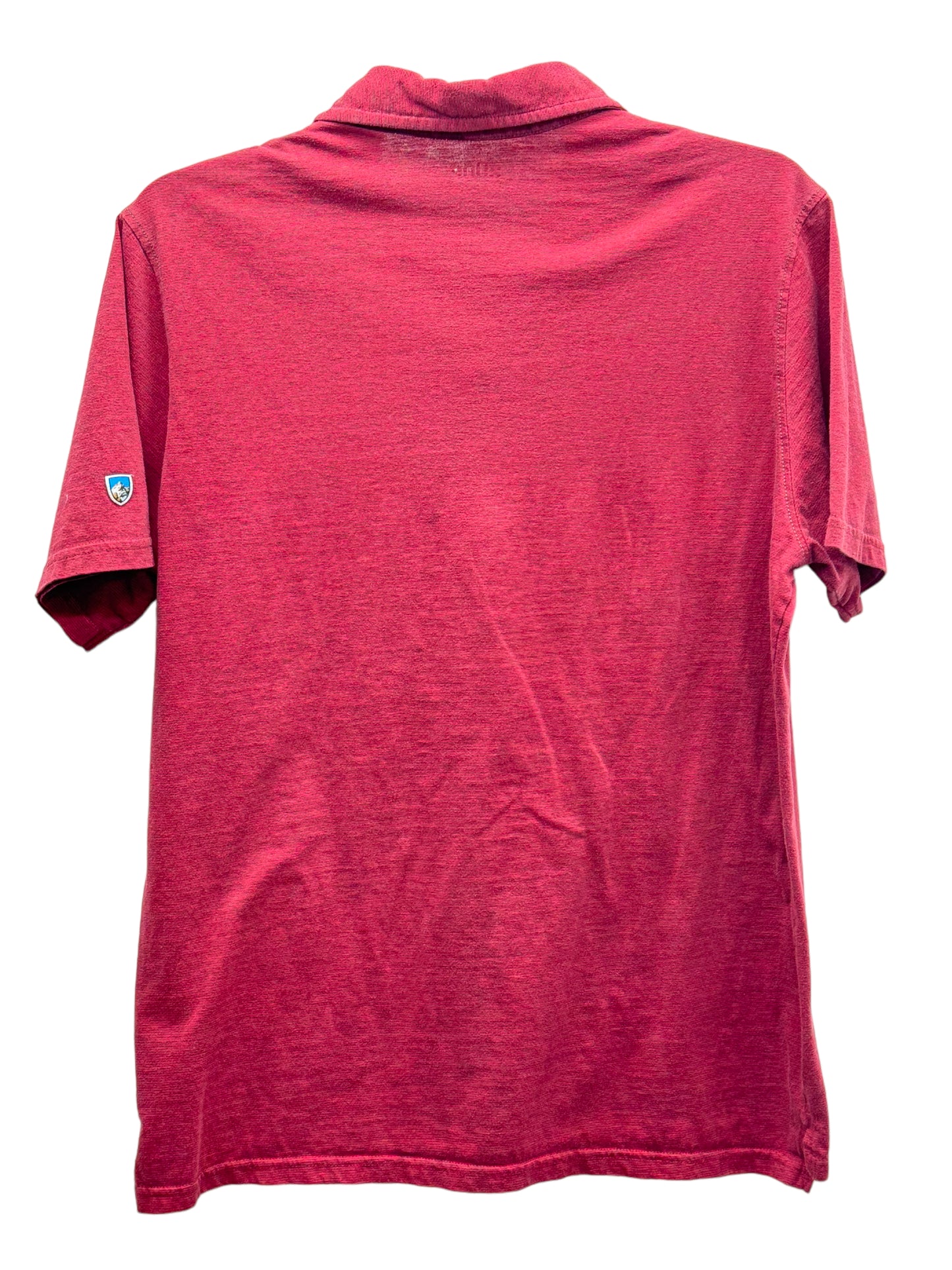 KUHL Men's Two Pocket Polo Shirt Red - Size Medium