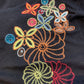 Guinevere Anthropologie Floral Stitched Cardigan - Size Medium