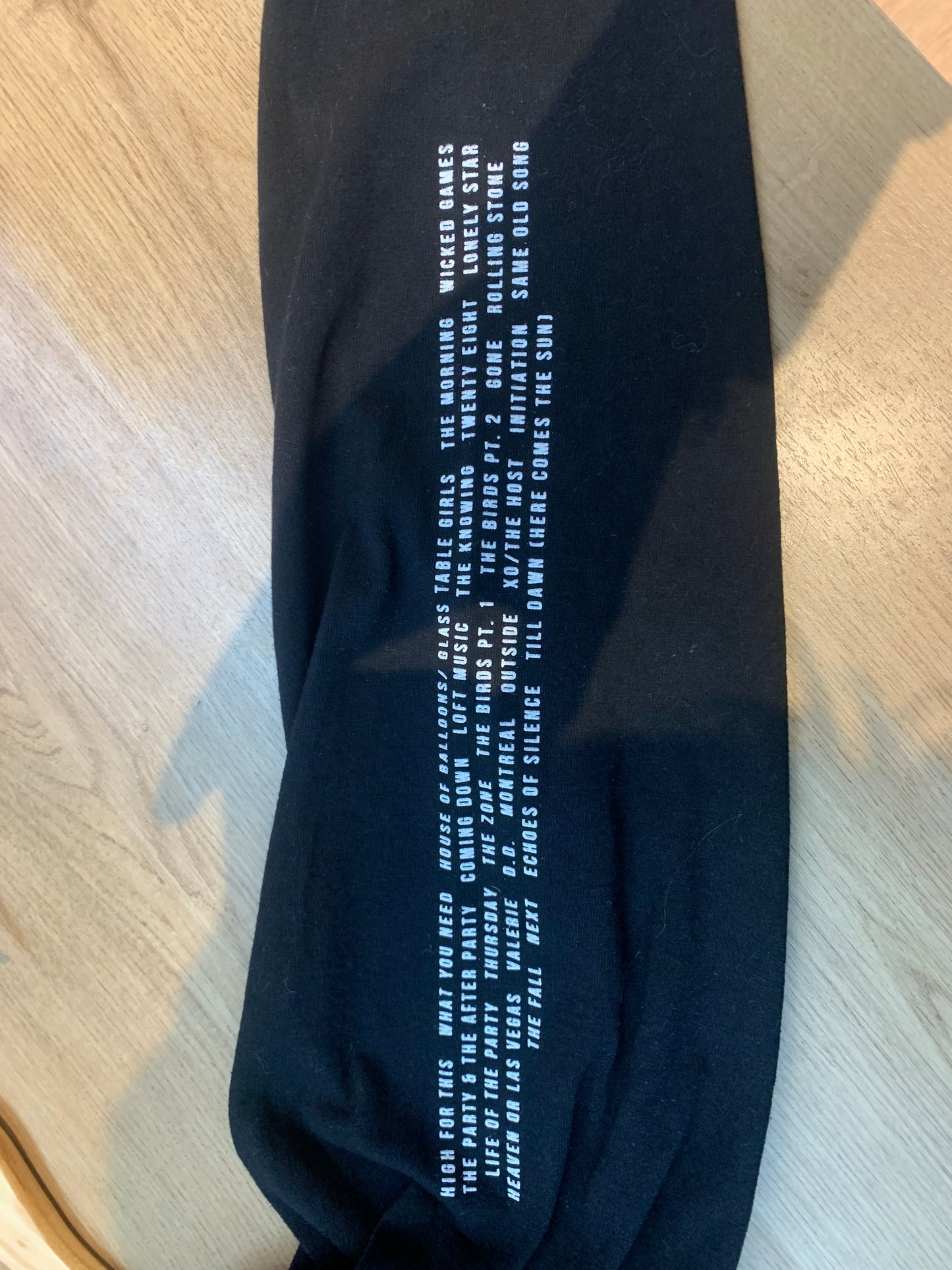 The Weeknd XO Trilogy 10 Year Anniversary Long Sleeve Tee Black - Size XXL