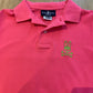 Psycho Bunny Men’s Polo Shirt Pink - Size (UK) 3/(US) XS