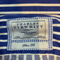 Charles Tyrwhitt Striped Slim Fit Dress Shirt Blue/White - Size 17/37