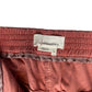 Anthropologie High Rise Women's Pants Vintage Red Suede - Size Small