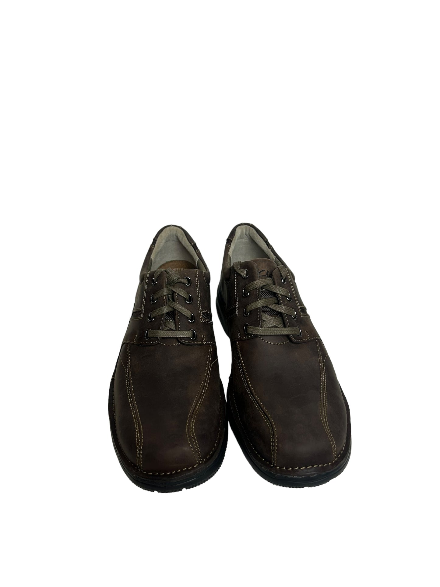 Clarks BRAND NEW Northfield Leather Men's Oxford Dress Shoes Brown - Size 11