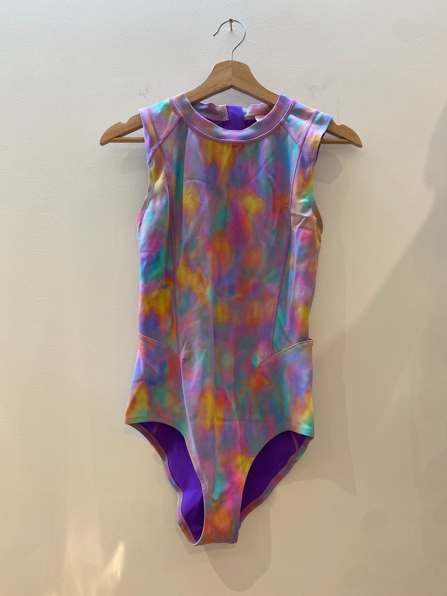 Lululemon Zip-Back Paddle Suit Prism Wash Print - Size 8