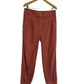 Anthropologie High Rise Women's Pants Vintage Red Suede - Size Small