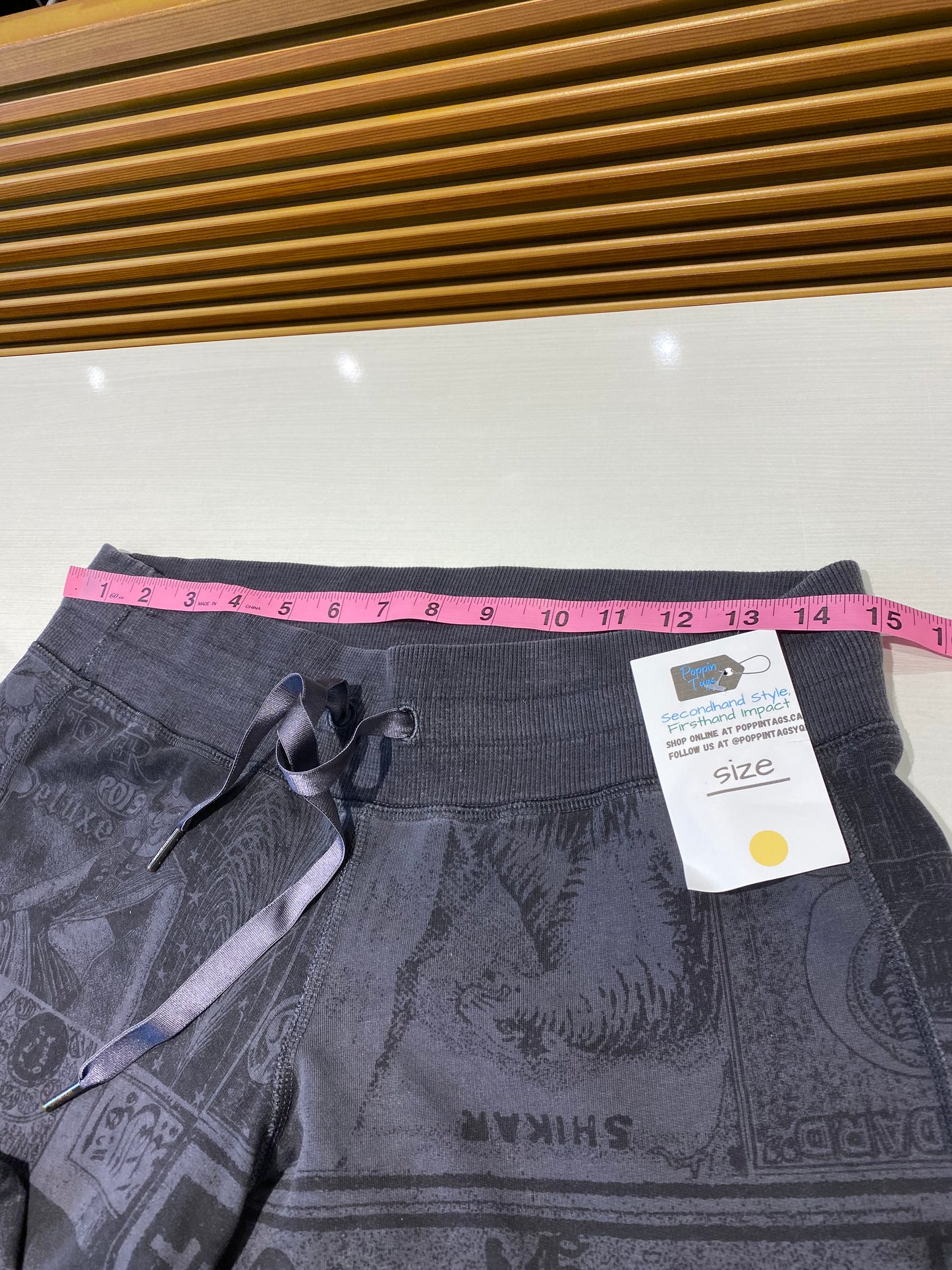 Lululemon Wide Leg Sweat Pants Vintage All Over Print - Size Large