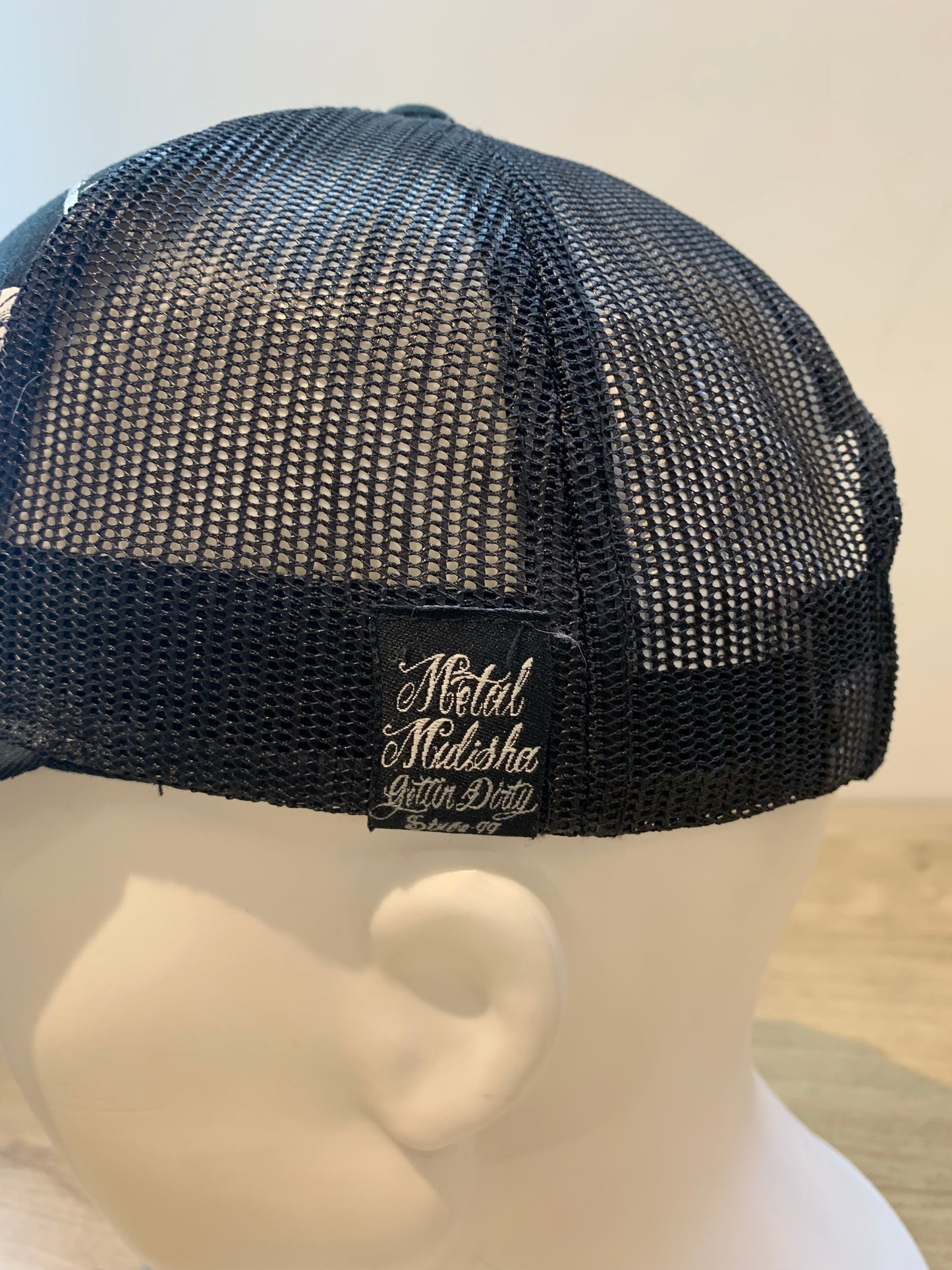 Metal Mulisha Skull Flower Snapback Vintage Y2K Hat Black