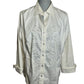 Christine Alexander Rhinestone Button Up Women's Blouse White - Size Large