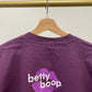 Gildan Activewear Betty Boop 1997 Vintage T-Shirt Purple - Size Medium